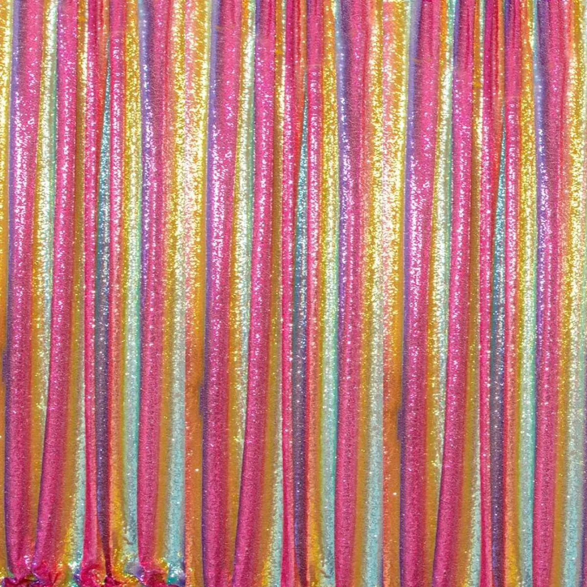Sequin Backdrop - Rainbow