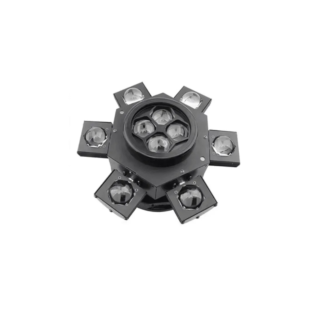 Зургаан гартай лазер гэрэл