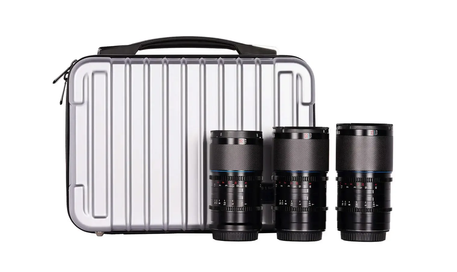 Sirui Saturn T2.9 1.6x Anamorphic's 3-Lens Kit (Canon RF, Neutral Flare)