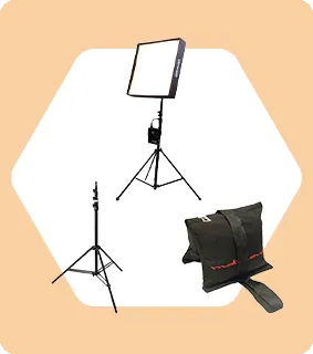 amaran F22c 2 x 2' RGB LED Flexible Light Mat Battery Bundle