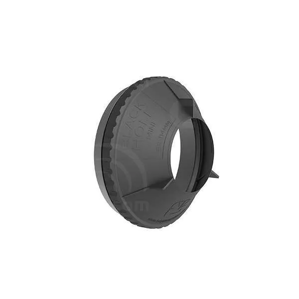 Bright Tangerine Black Hole Mini Rubber Donut for Matte Boxes (114mm)