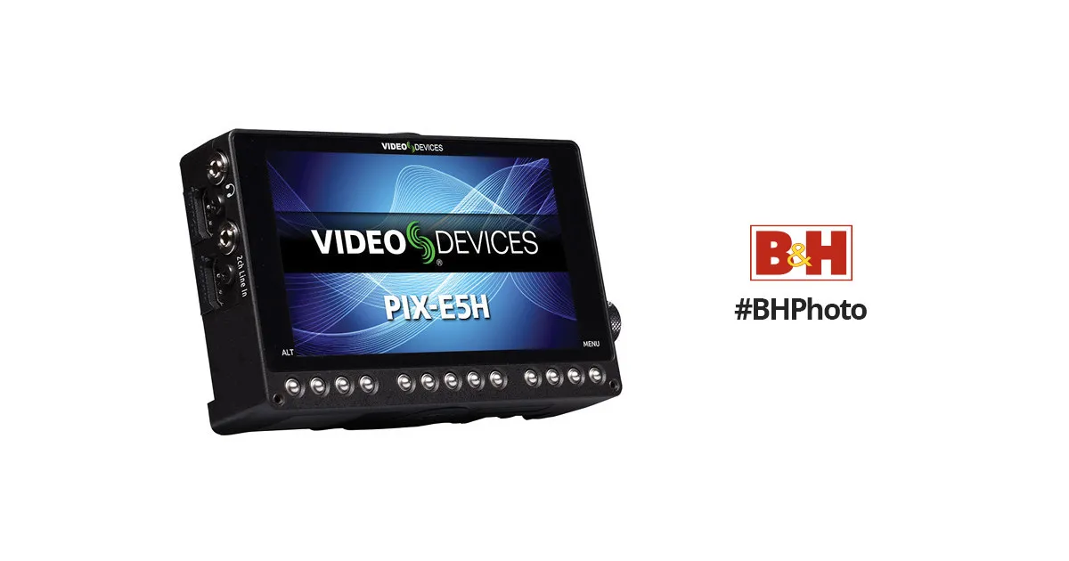 Video Devices PIX-E5H 5" 4K Recording Video Monitor