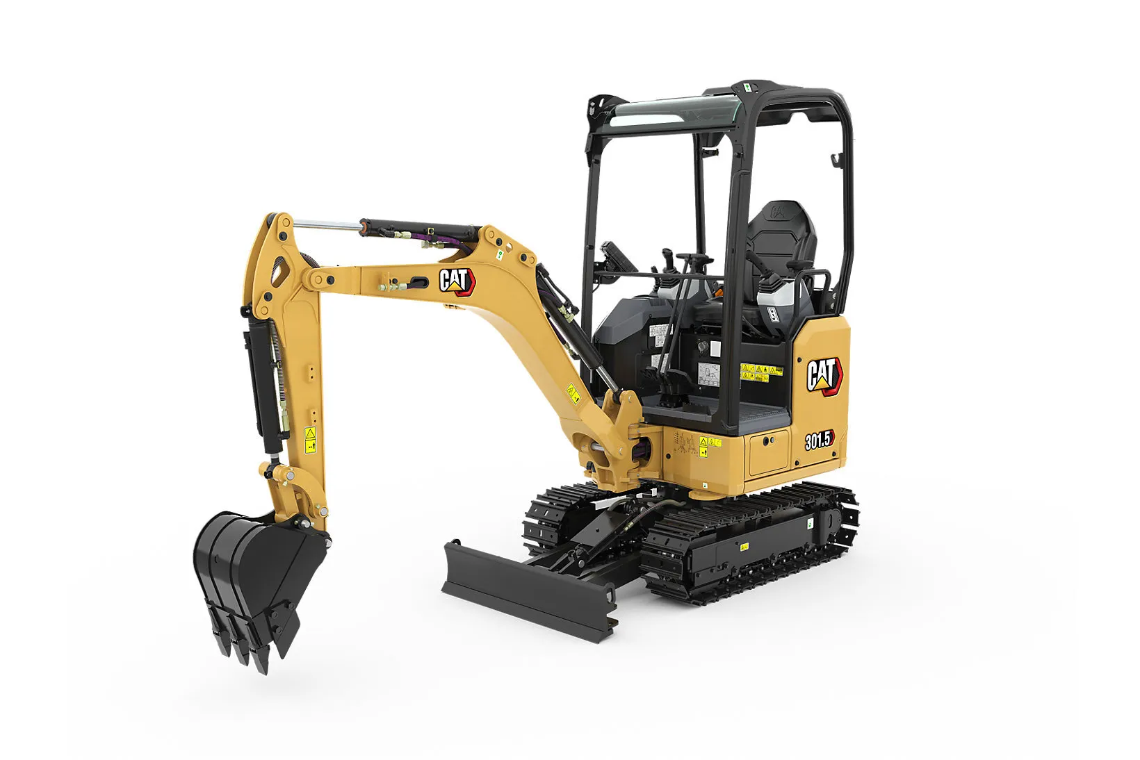 1.7t Mini Excavator On Plant Trailer - Non Tilting Hitch