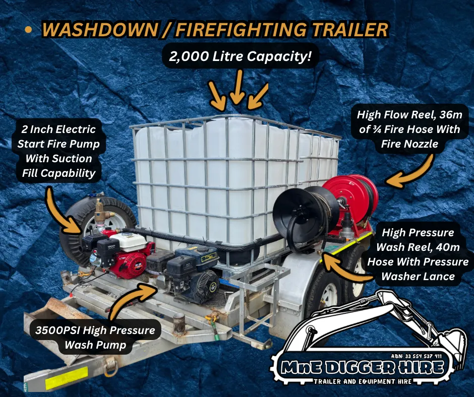Washdown / FireFighter Trailer