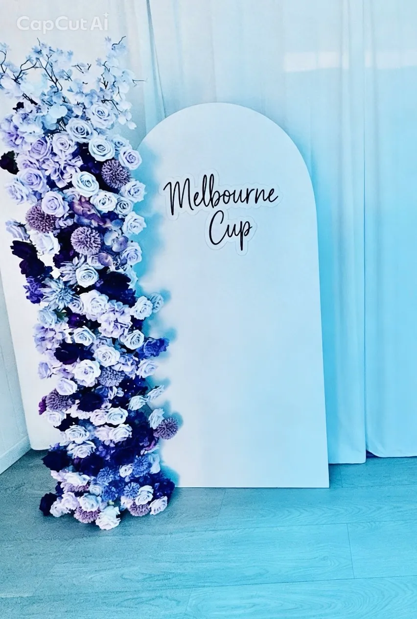  Melbourne Cup Backdrop Bundle - Purple