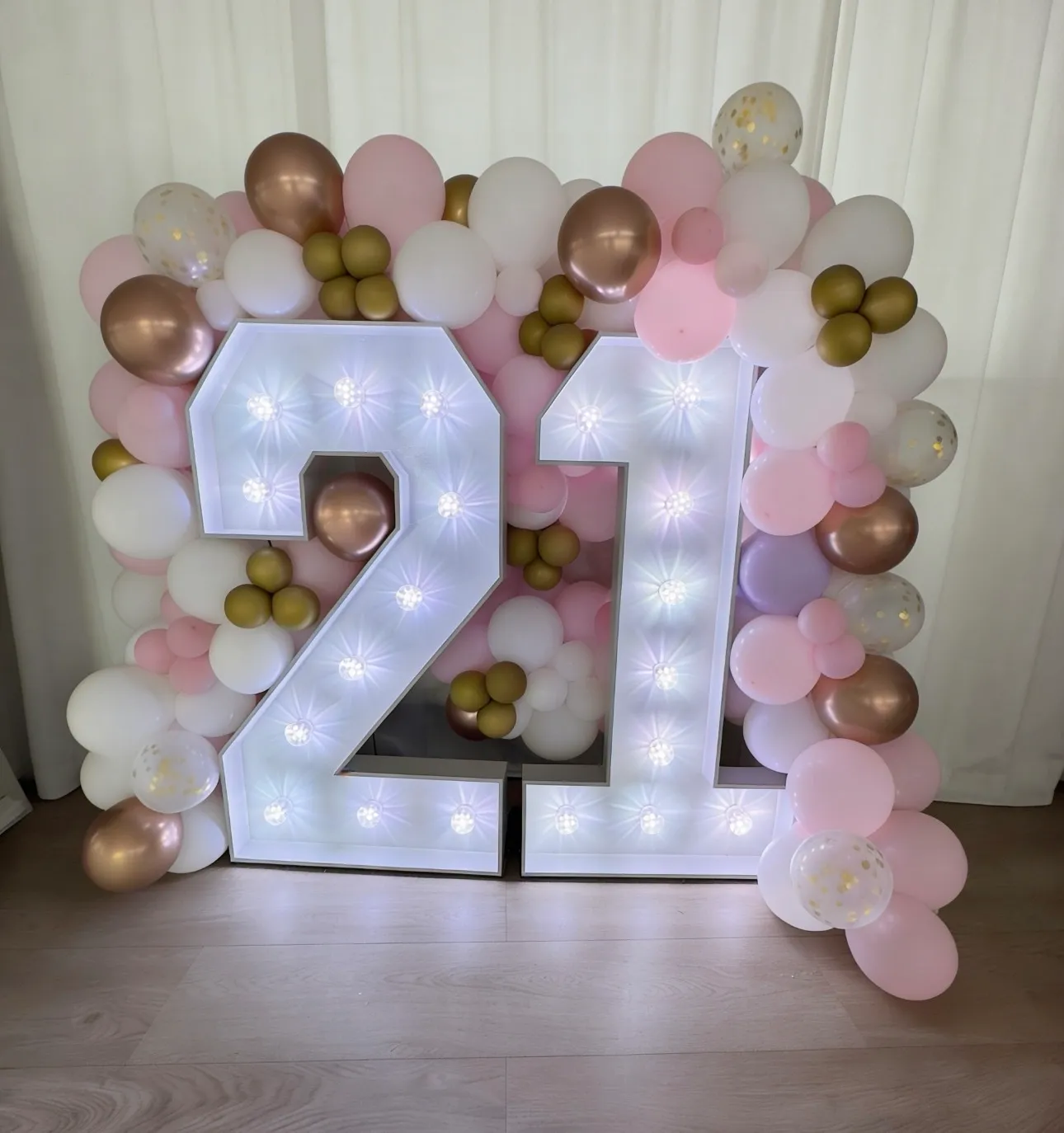 Light Up Balloon Numbers