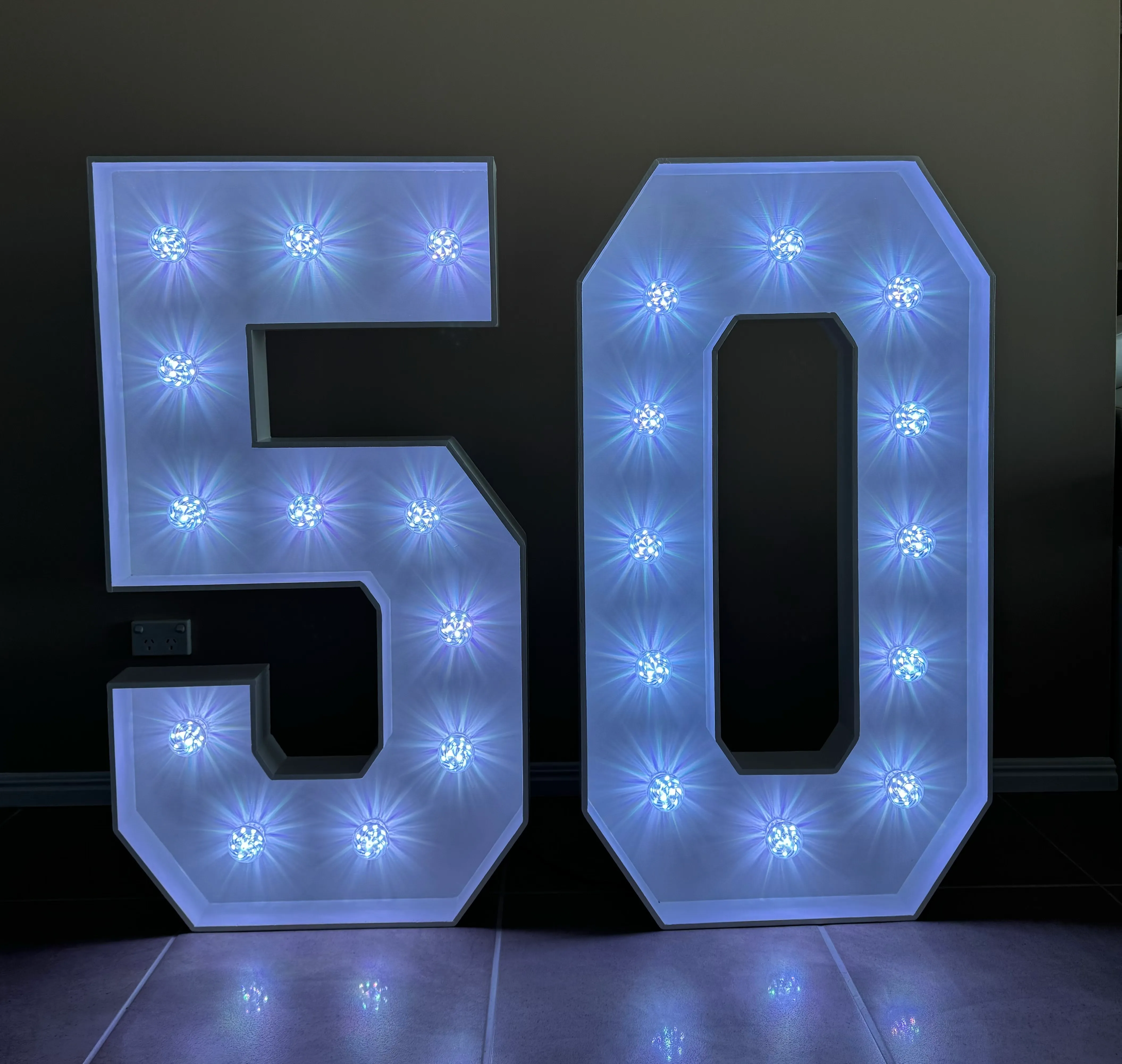 Light Up Numbers 50 
