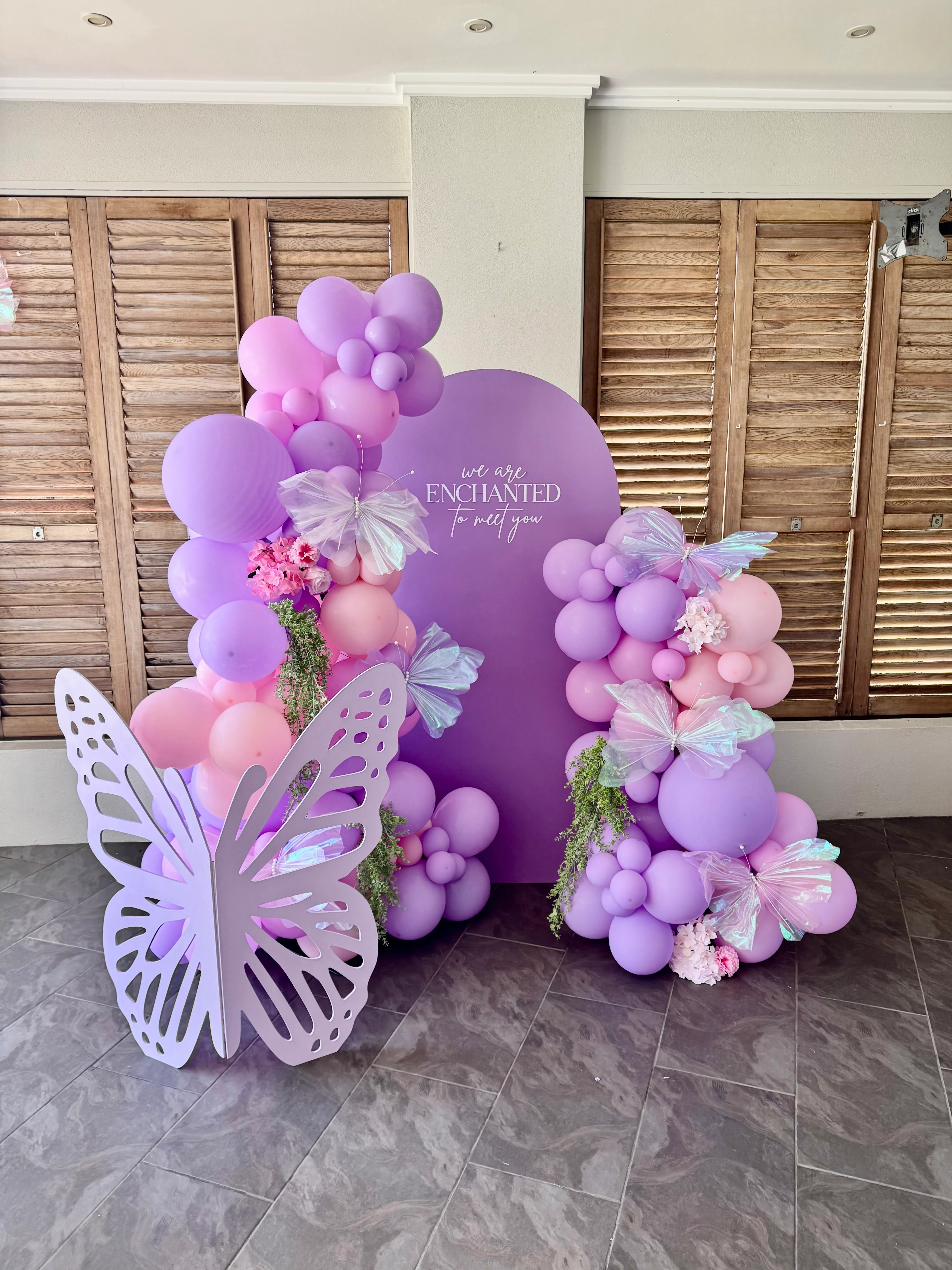 Custom Balloon Backdrop Display 