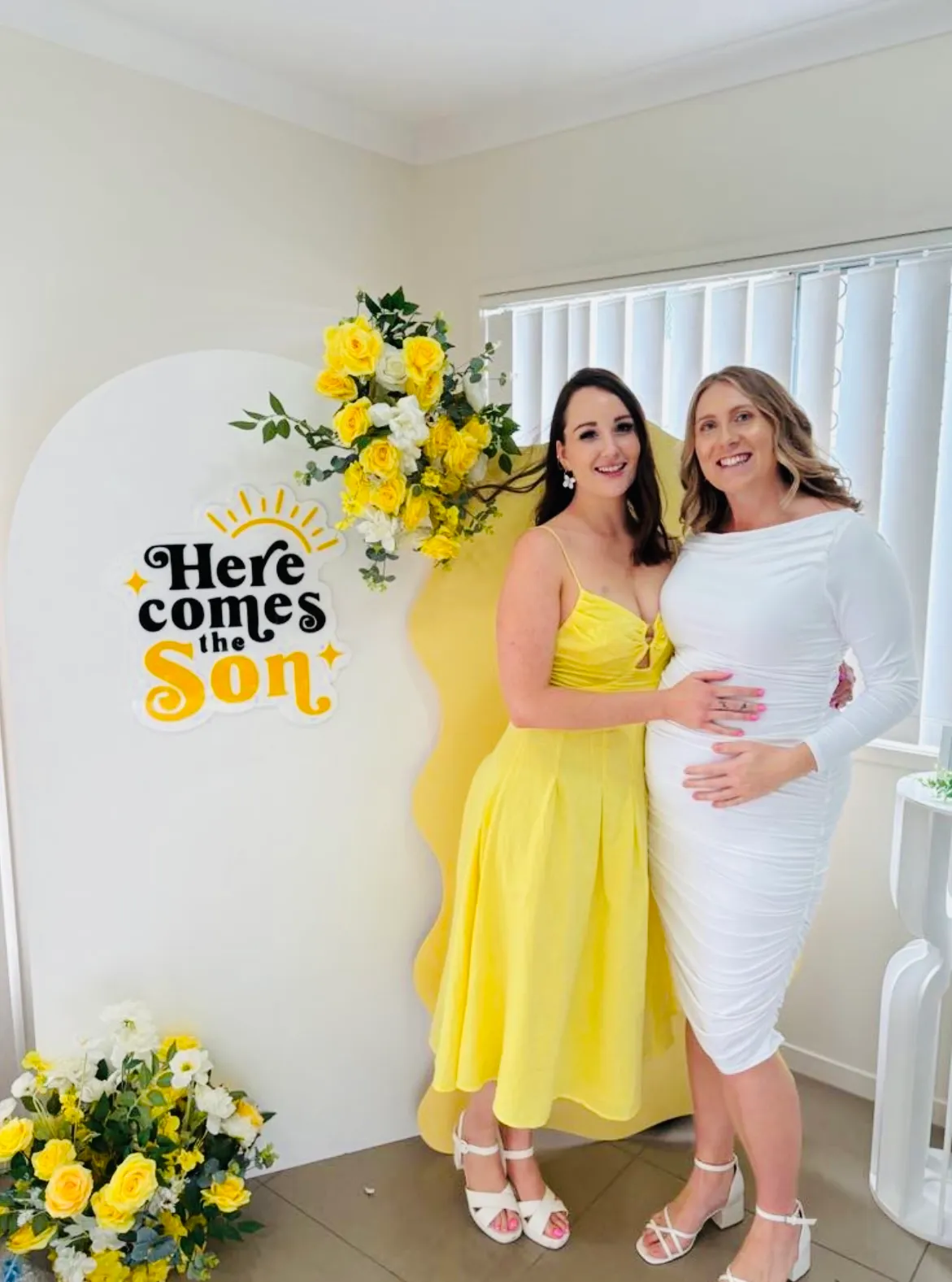 Here comes the sun backdrop