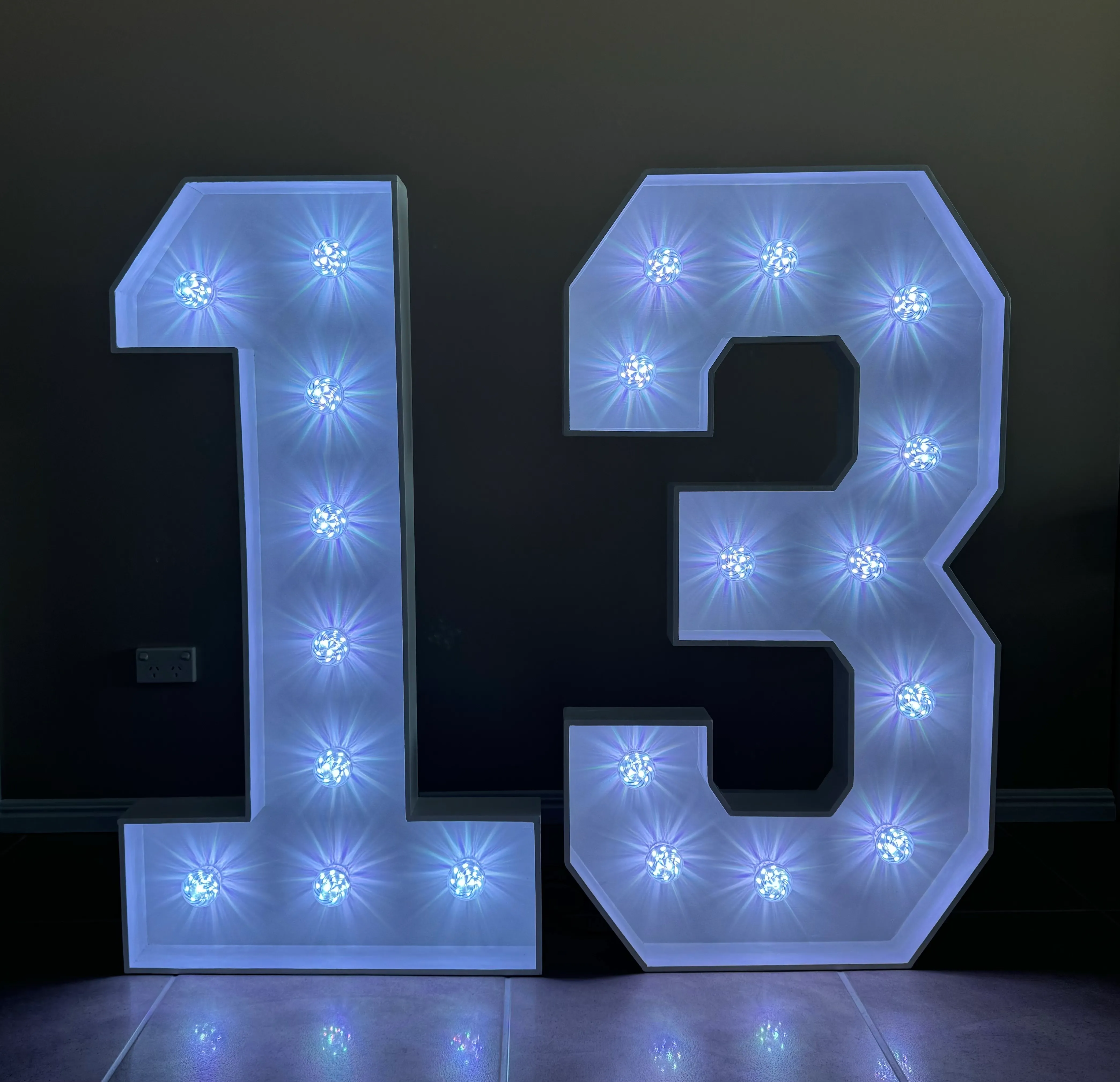 Light Up Number 13 