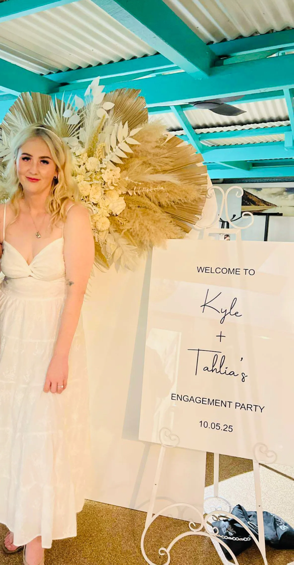 Large Dried Floral Arrangement   