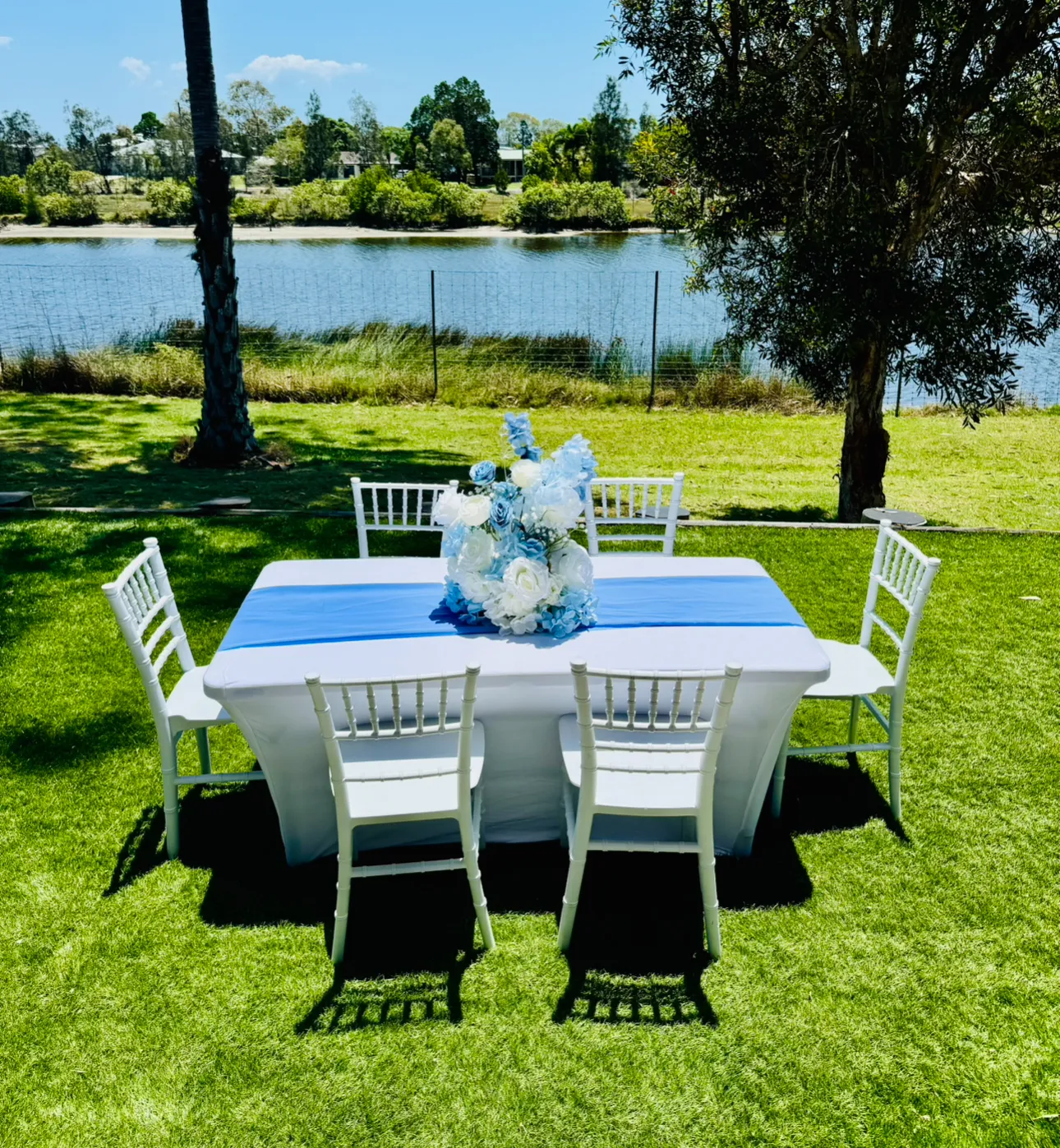 Kids Table & Chairs: White