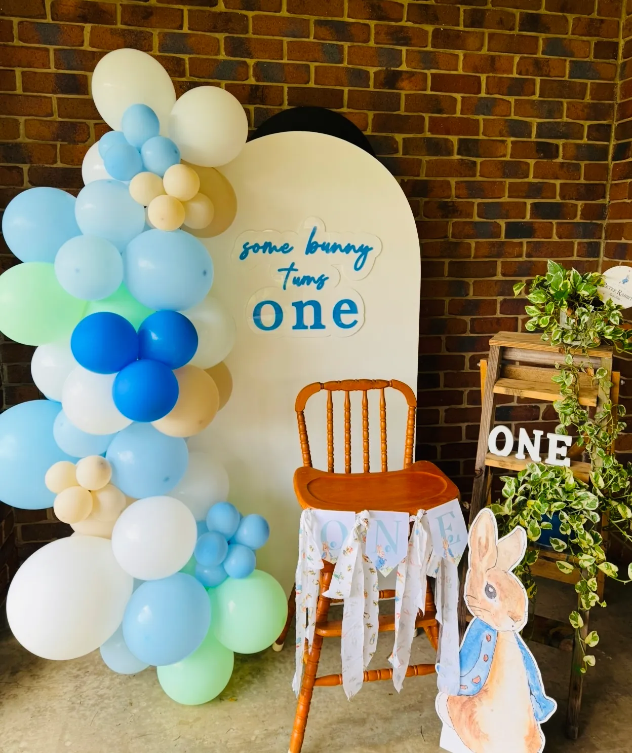 Acrylic Sign: Some Bunny turns One 