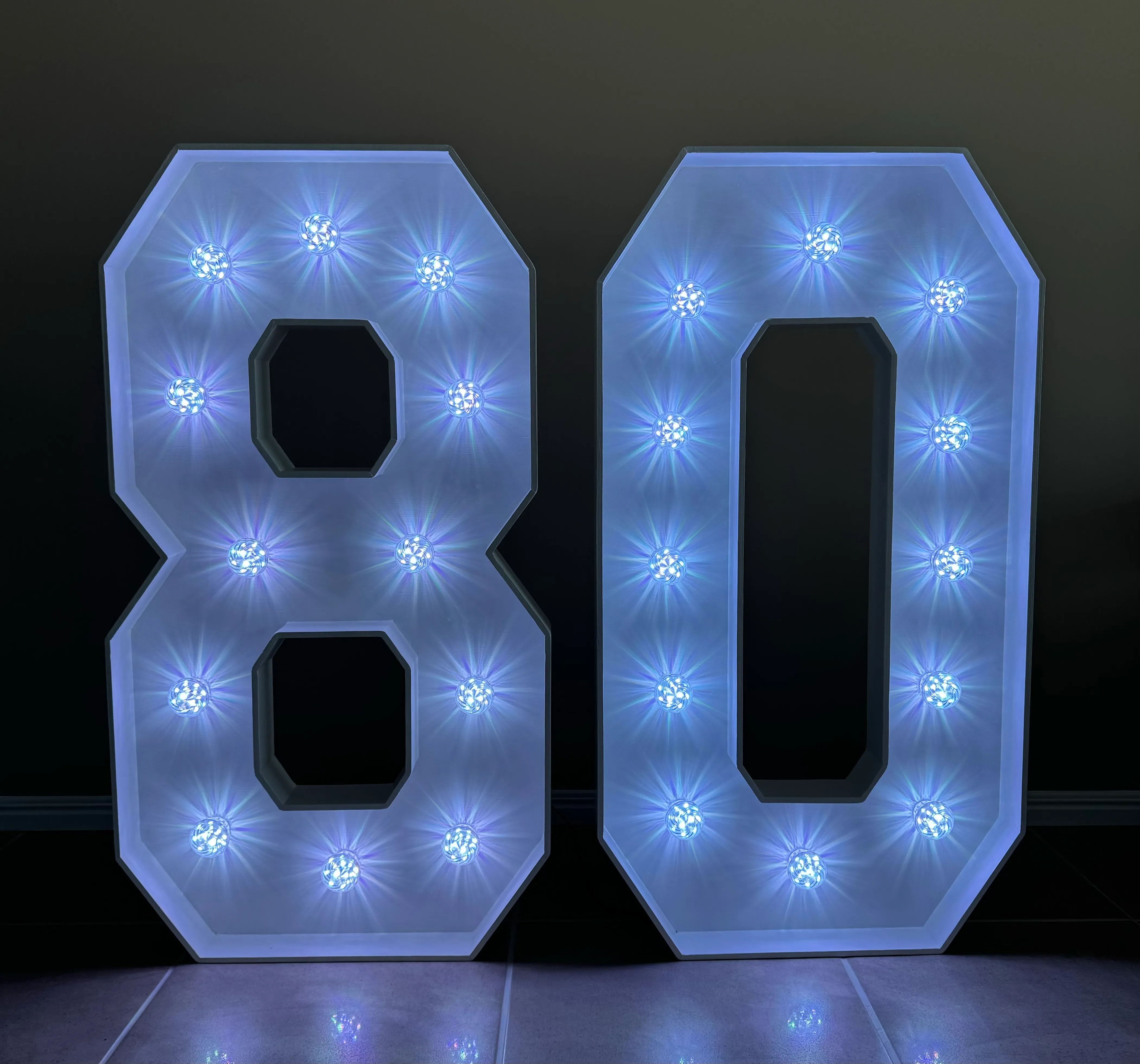 Light Up Numbers 80 