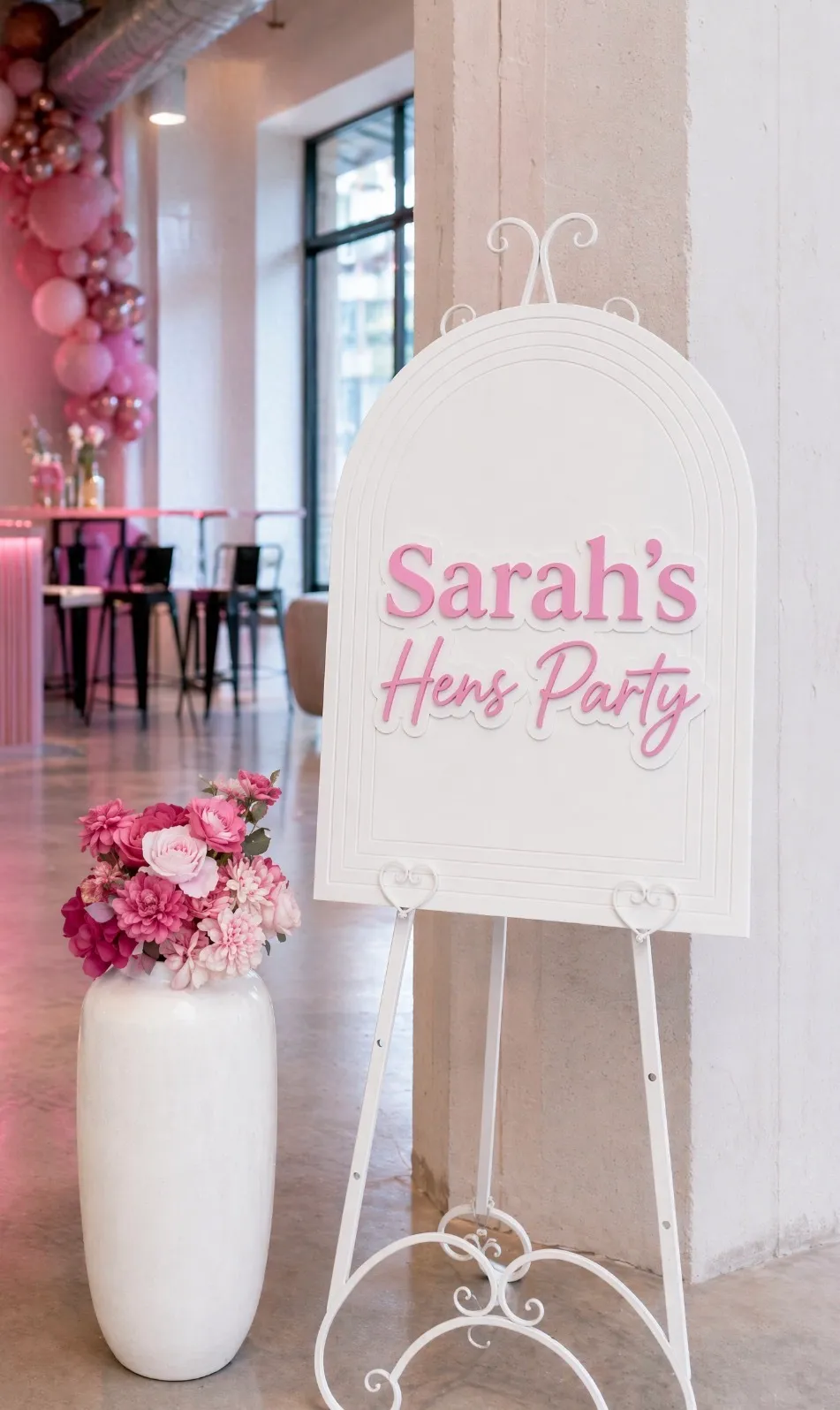 Ripple Arch Sign & Easel 