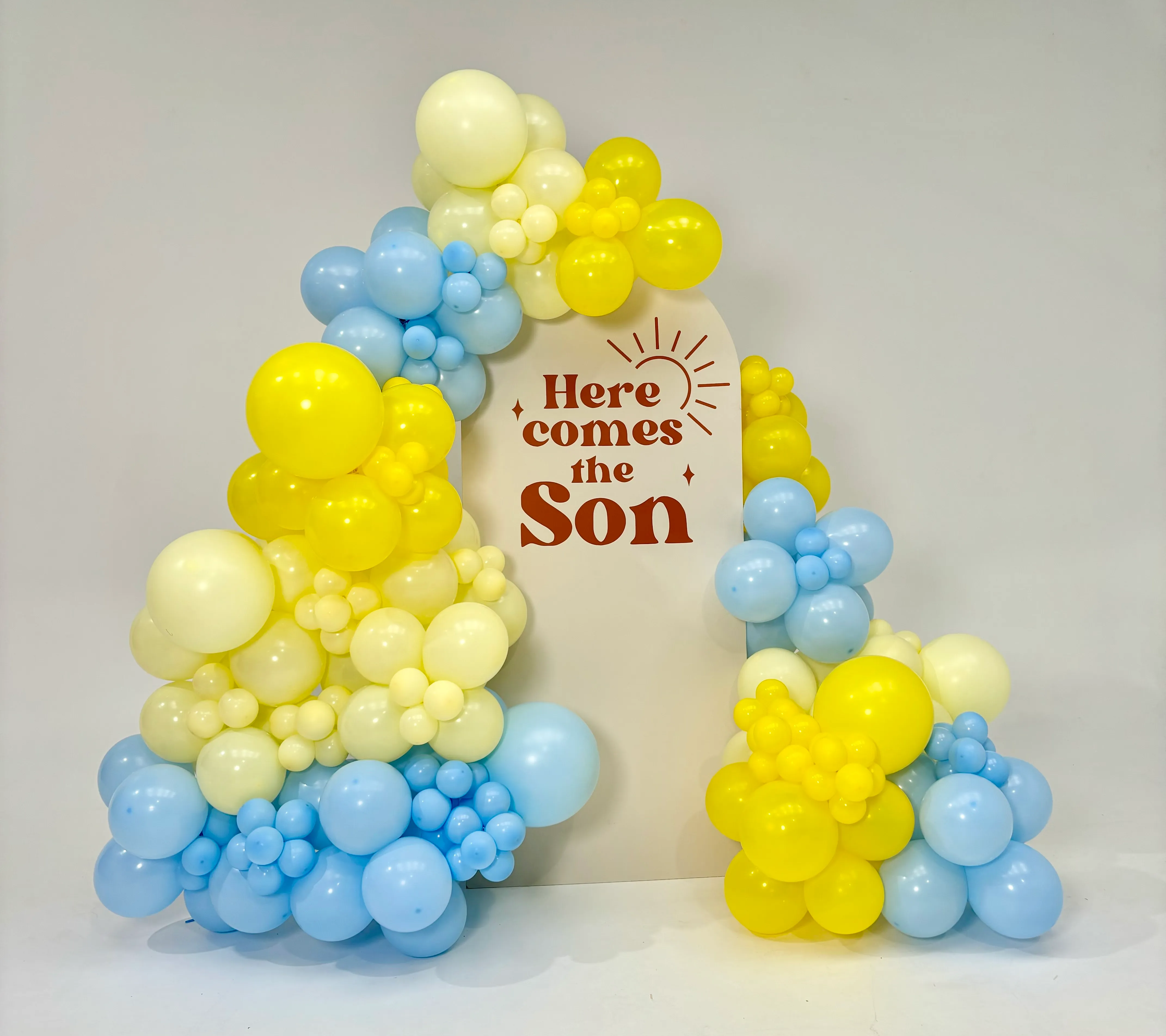 Volume Balloon Garland & Custom Backdrop