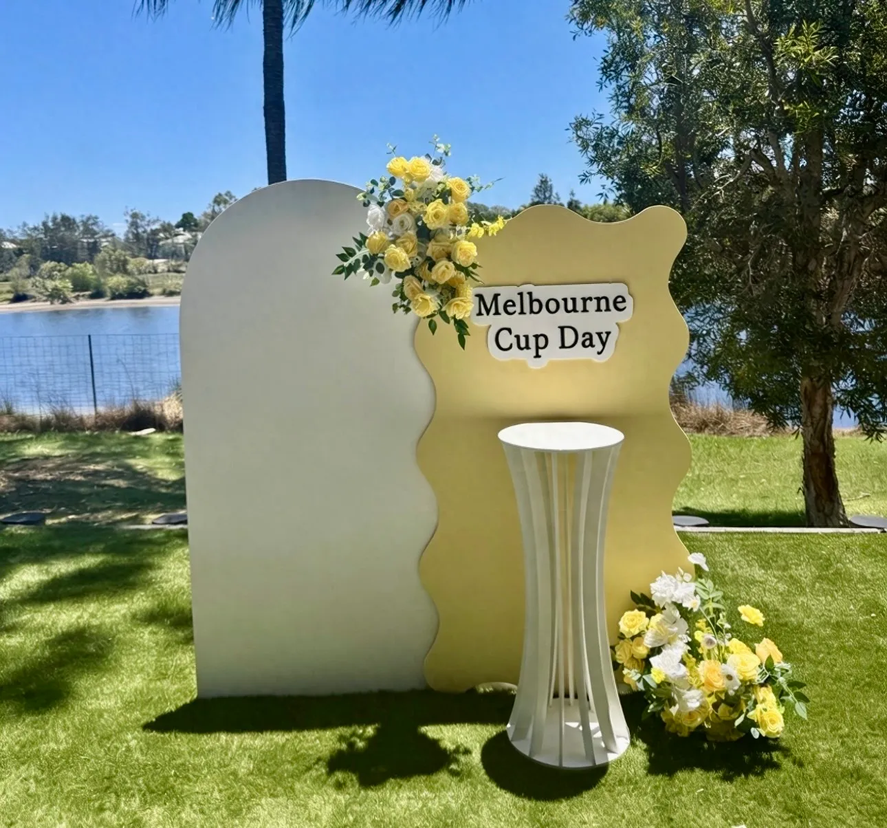  Melbourne Cup Backdrop Bundle - Yellow
