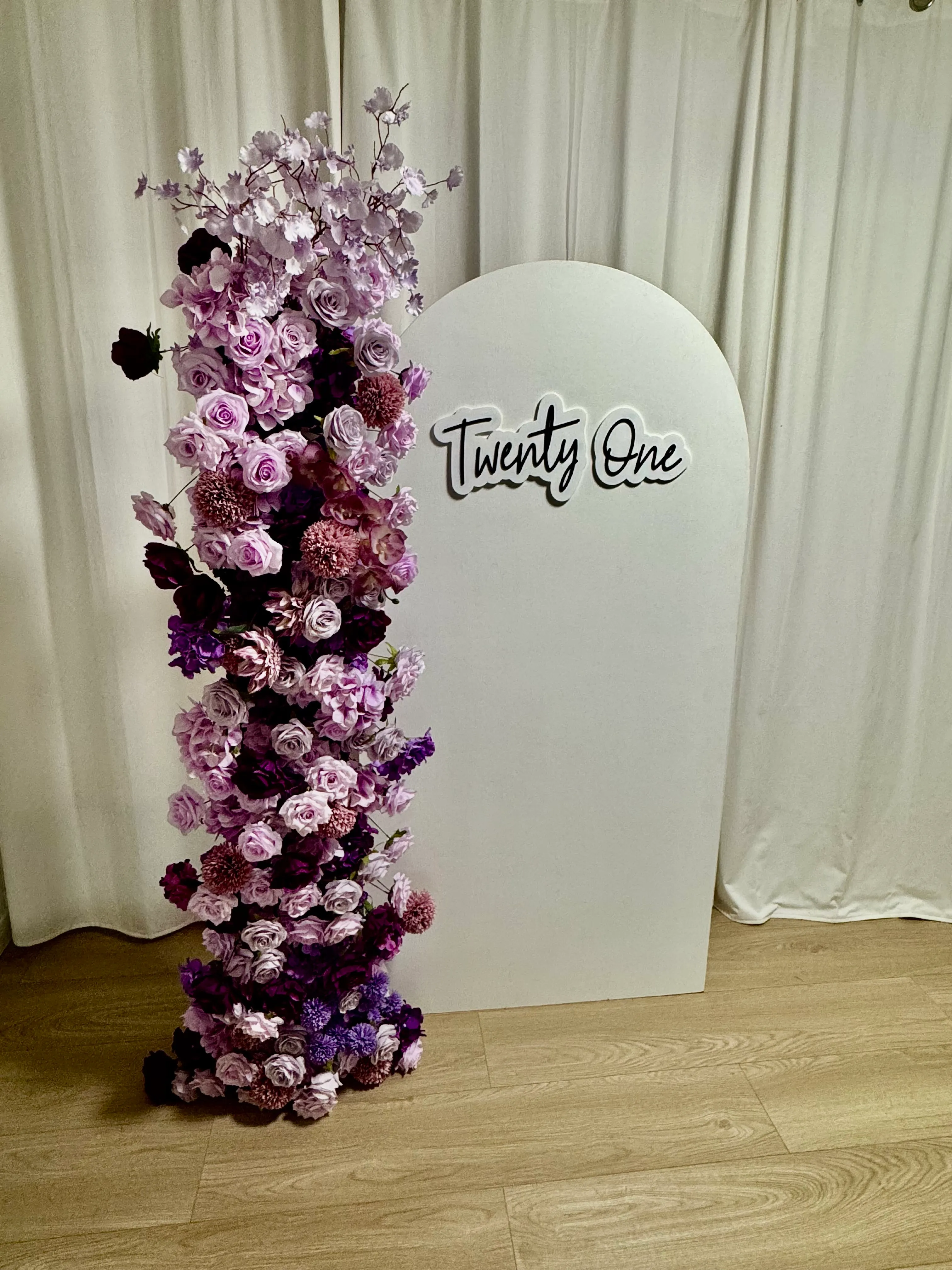 Large Floral Arrangement: Purple