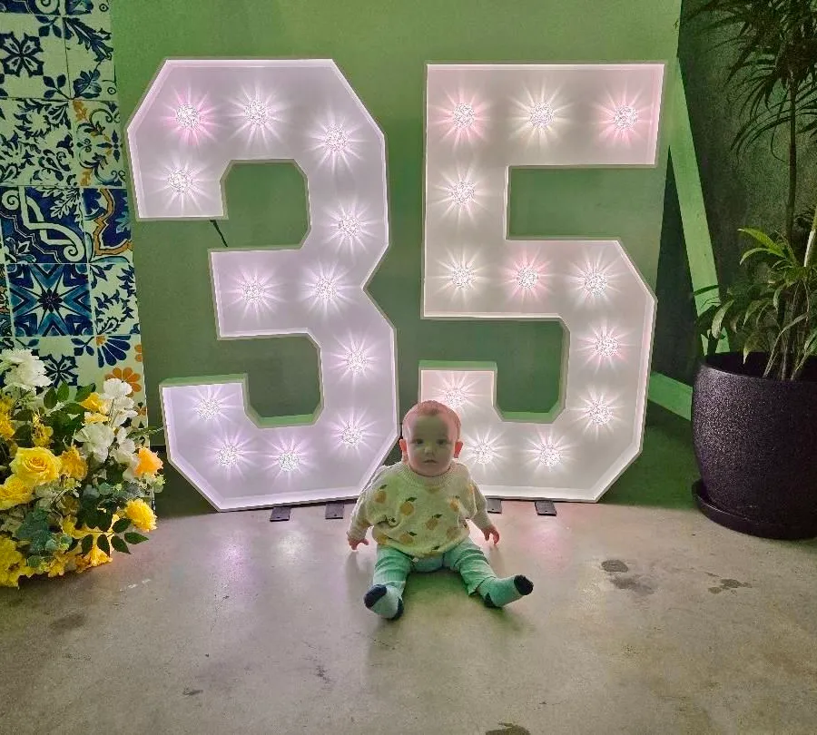 Light Up Numbers: 0-9 Available  