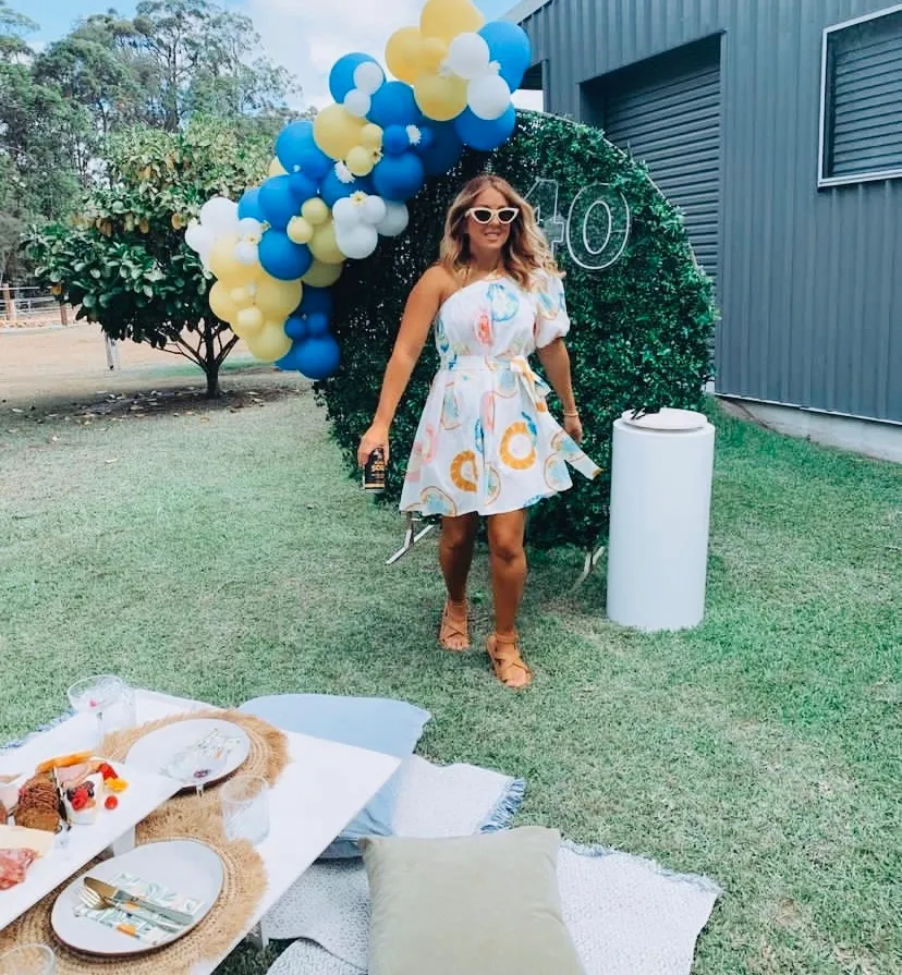 2m Balloon Garland - Inflated   