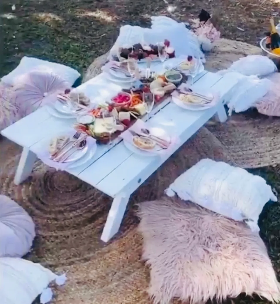 Low Picnic Tables 