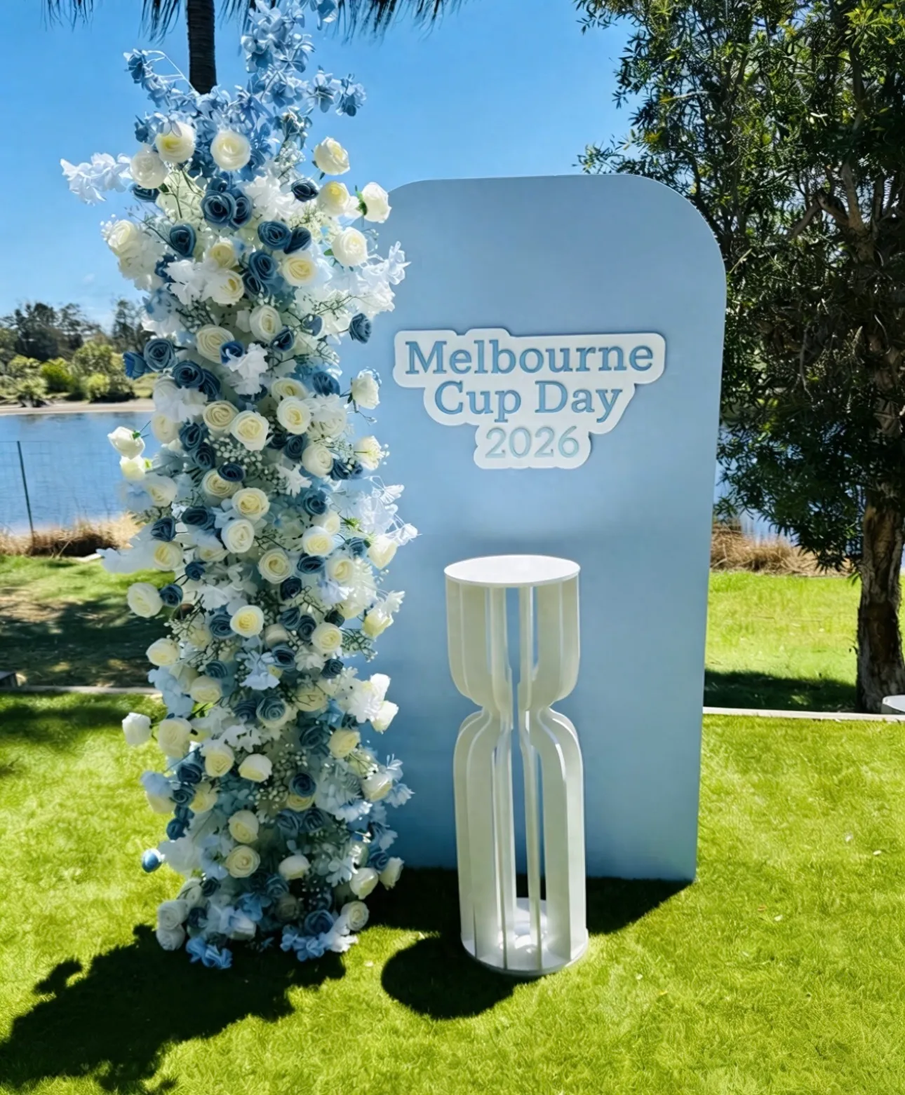 Melbourne Cup Backdrop Bundle - Blue