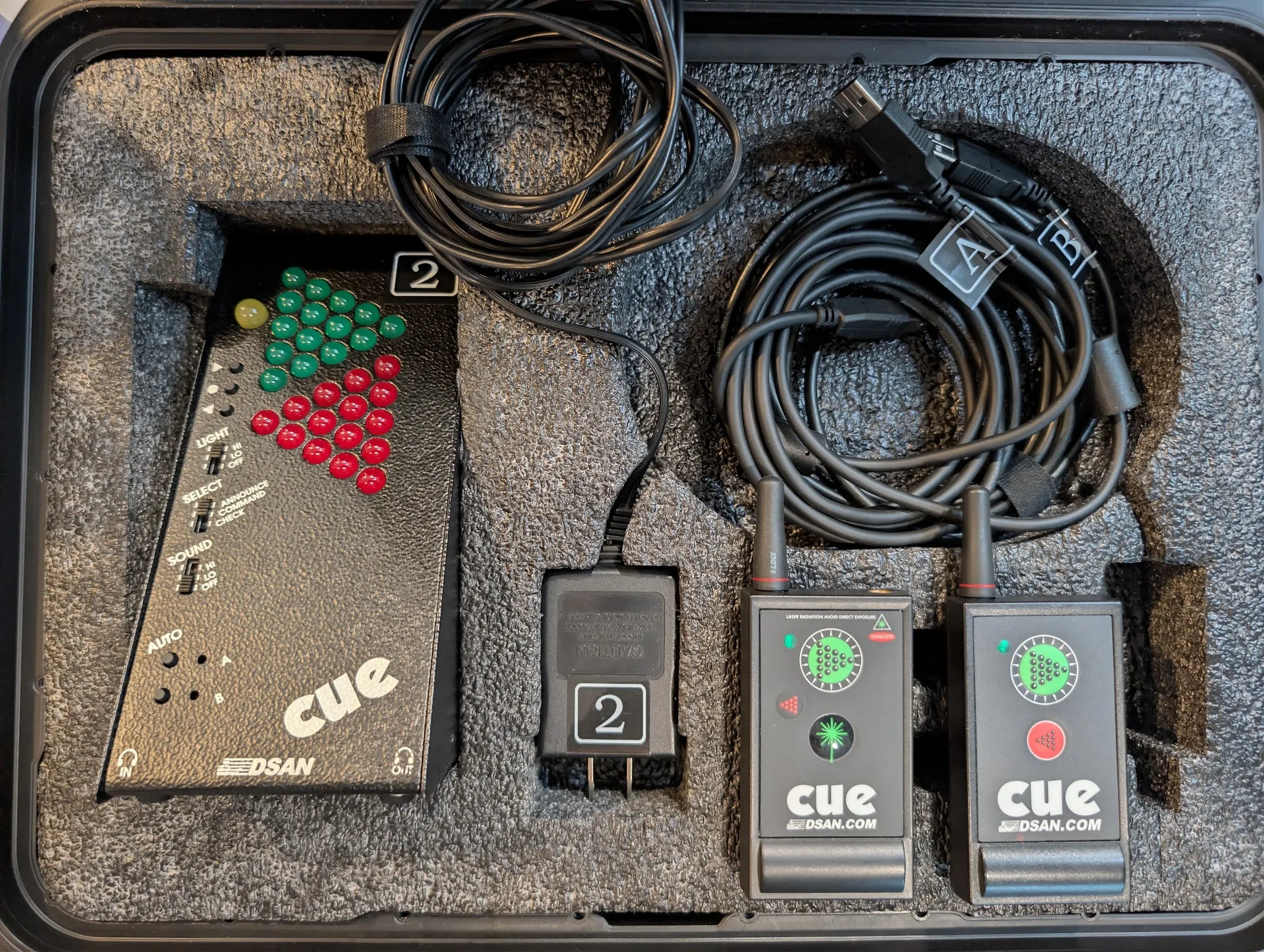 DSAN PerfectCue Wireless Presentation System with 2 Transmitters
