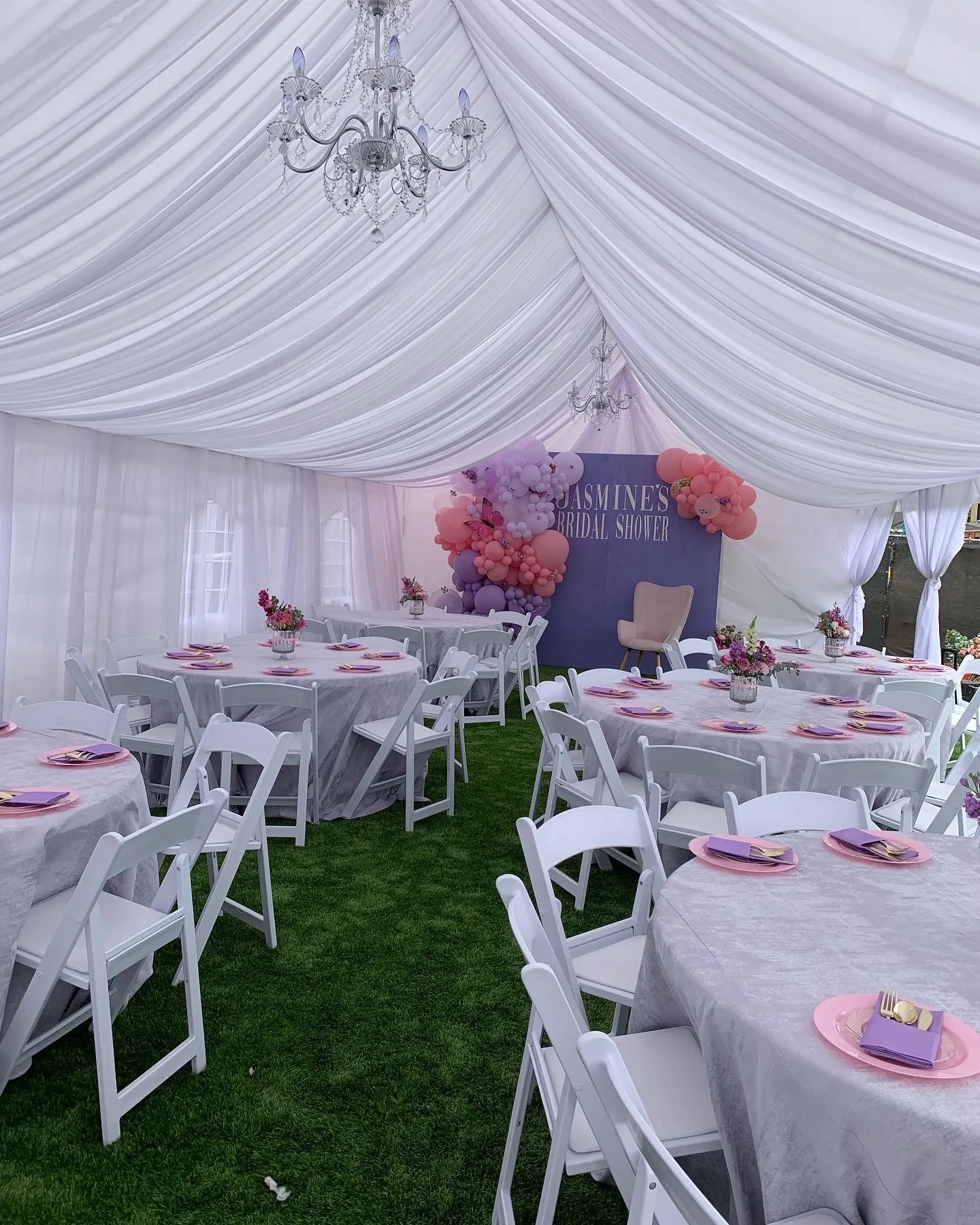 20x40 Canopy With Draping