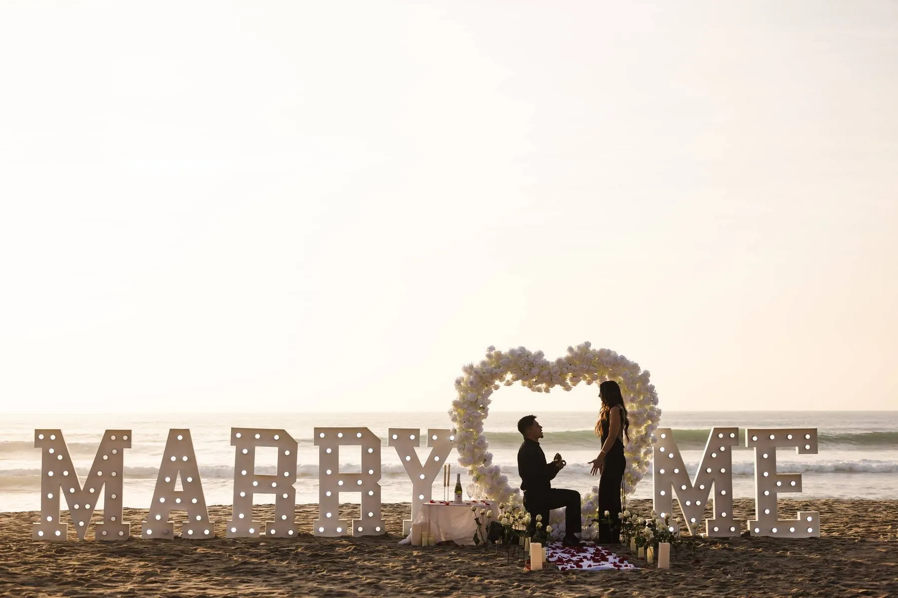 Rose Heart “Marry Me” Package