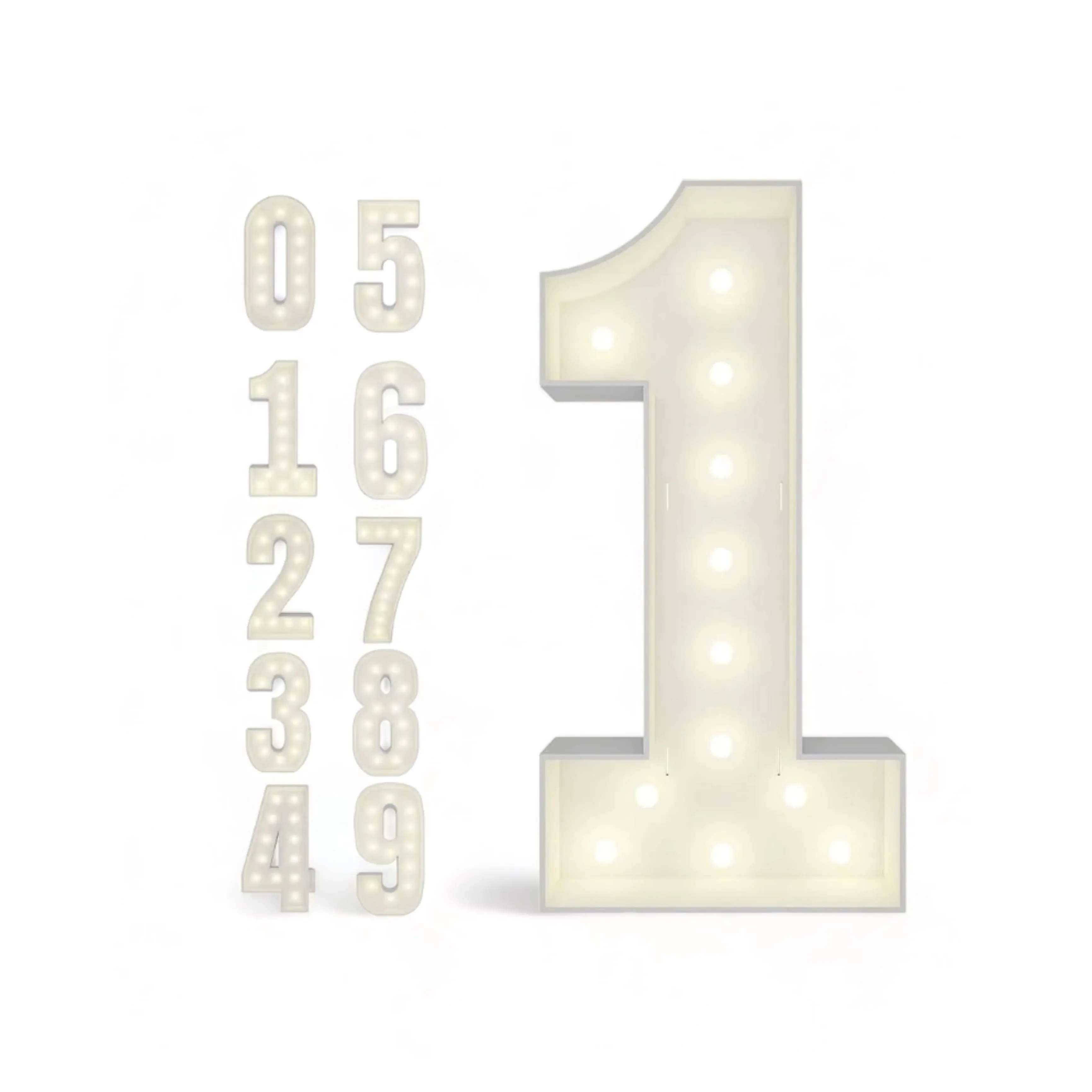 4 ft Marquee Numbers