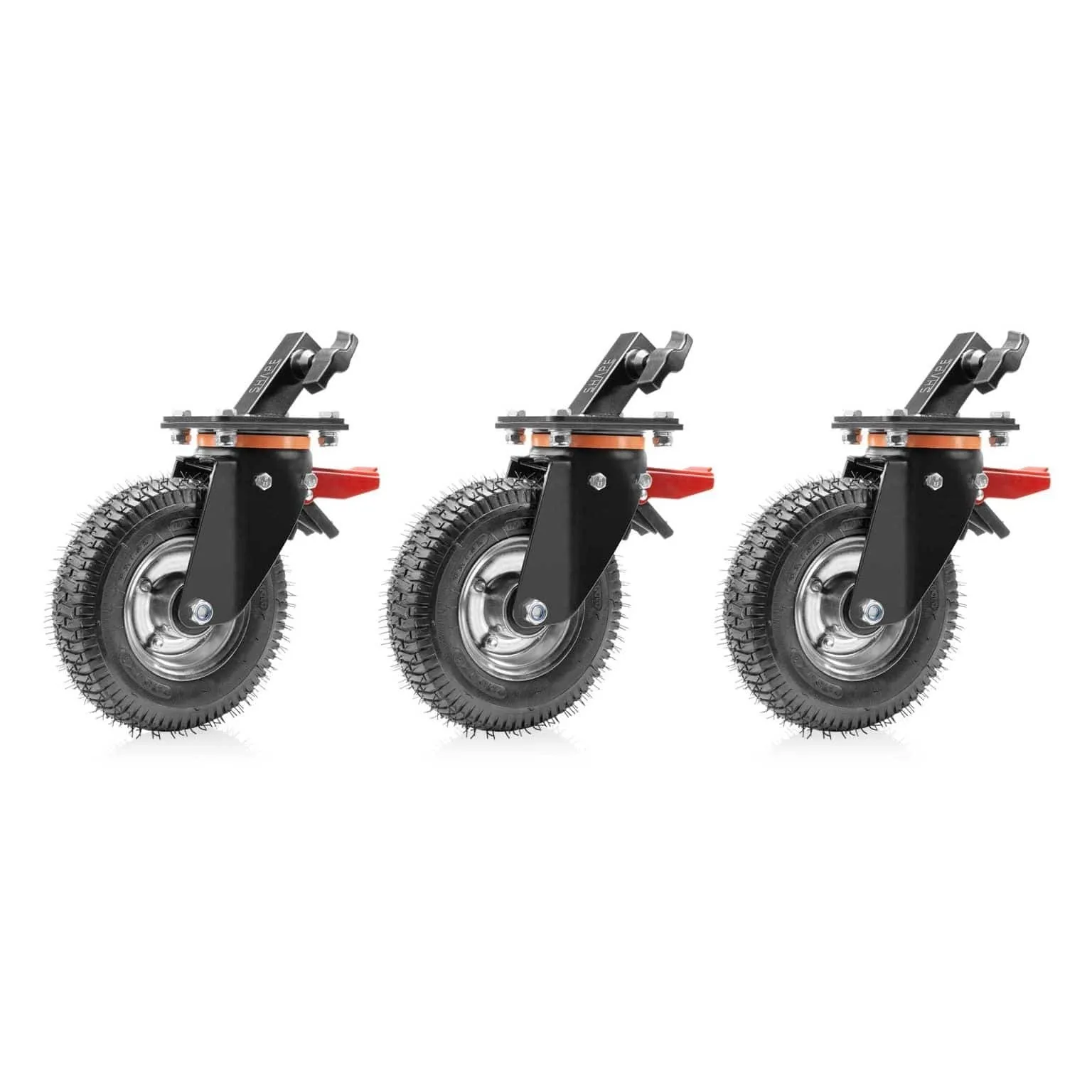 Shape stand wheels