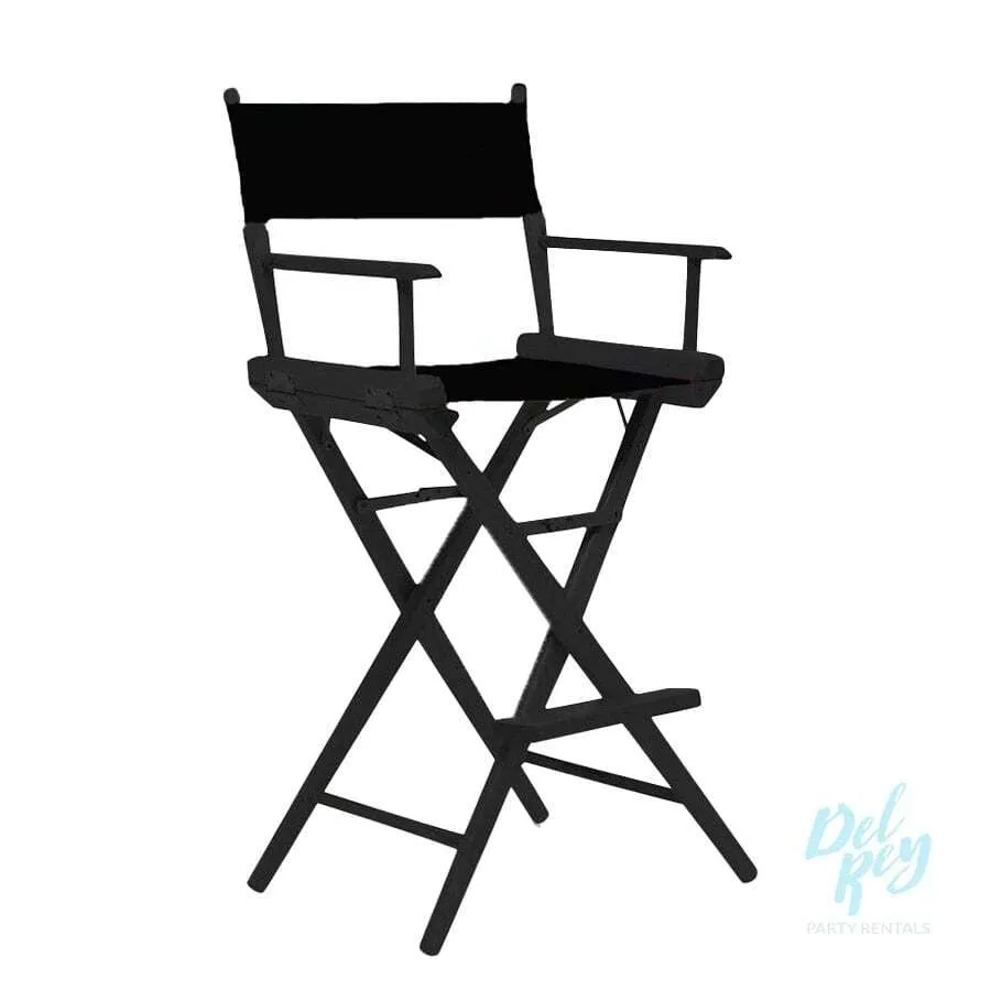 Directors chairs black wood