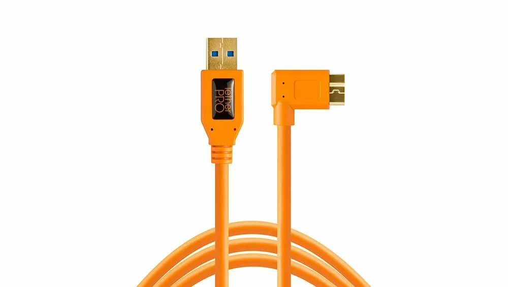 TetherPro USB to 3.0 Micro-B Right Angle (4.6m)