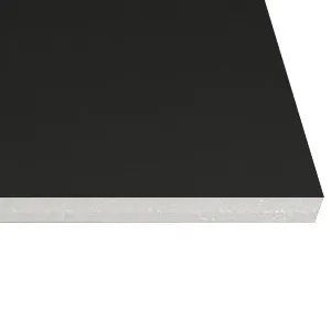Polyboard / Frigga 1x2m Black / White