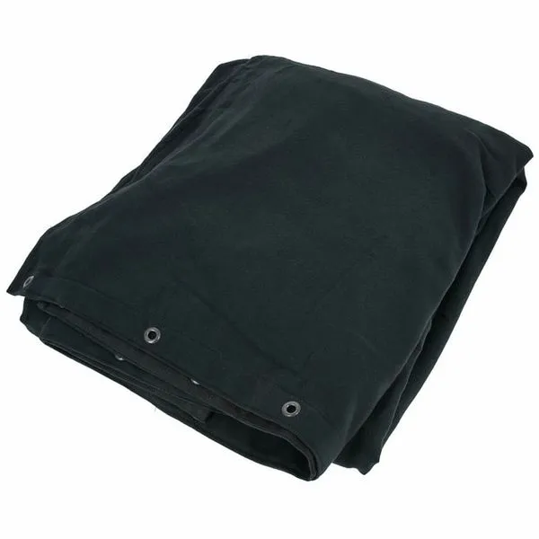 Black Molton 4x3m 12x9"