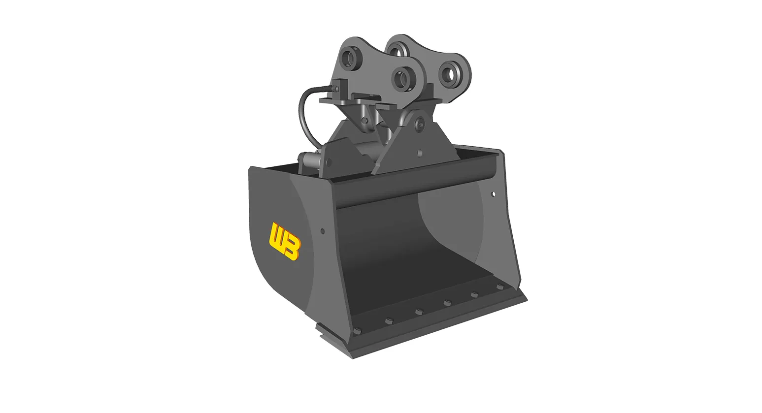 Hydraulic tilt bucket