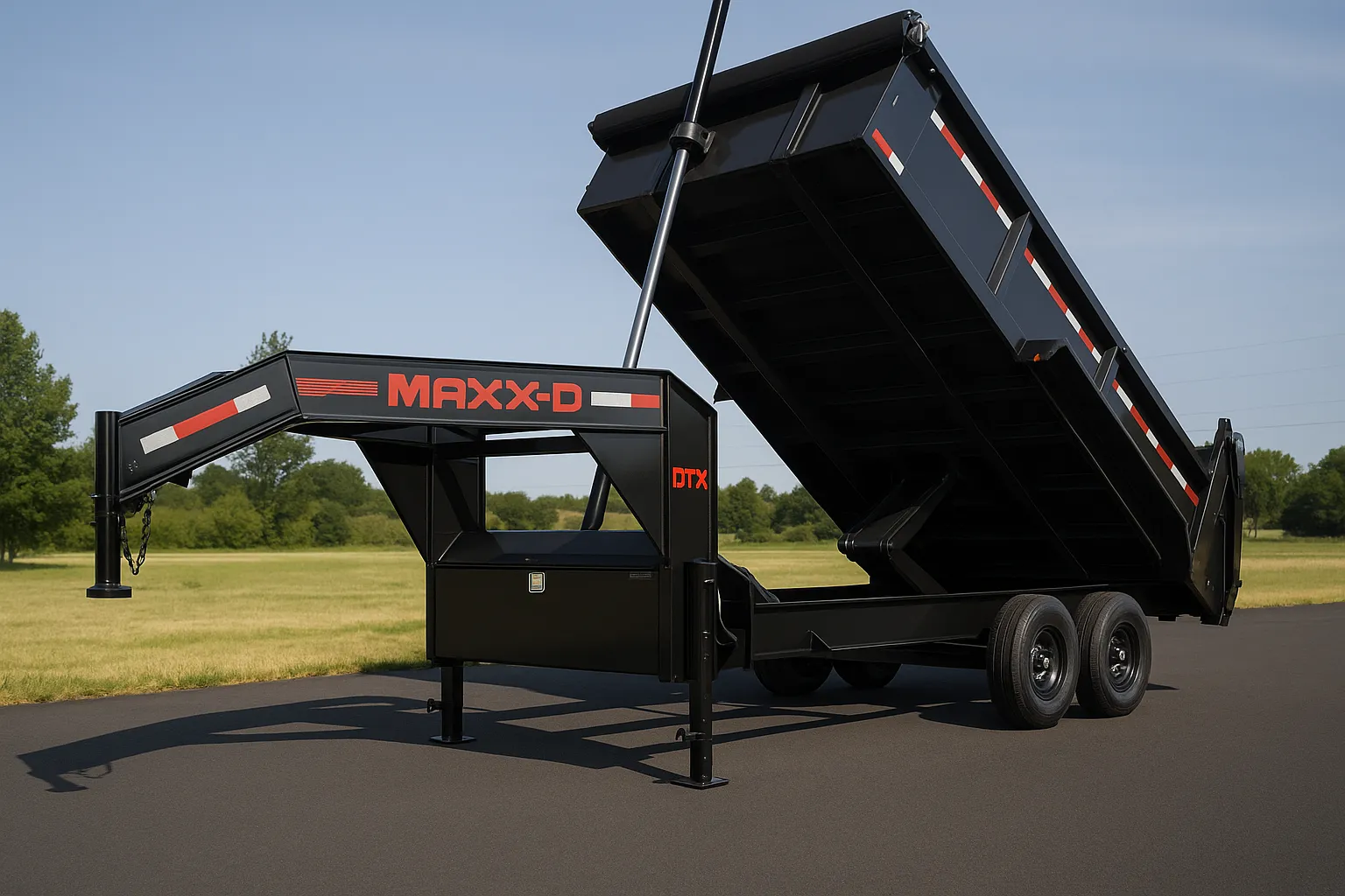 Maxx D Dump Trailer 16 ft. Gooseneck