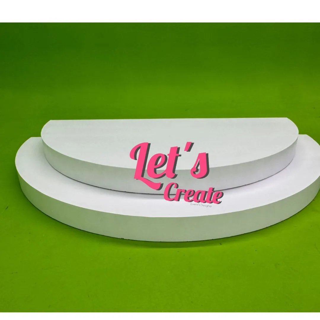 Tarima  doble circular 