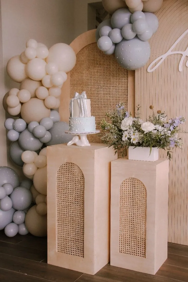 Mesas Boho en forma de cubo 