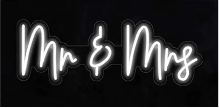 Mr & Mrs (Luz Led)