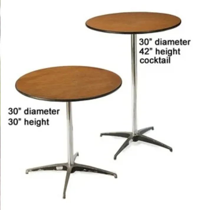 Mesa de Cocktail dos tamaño