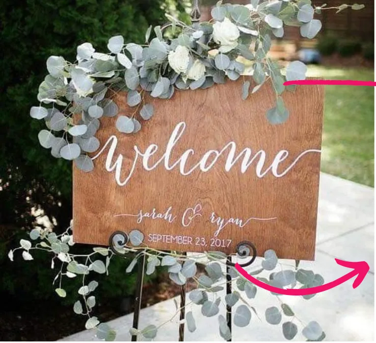 Letrero en Madera Pequeño