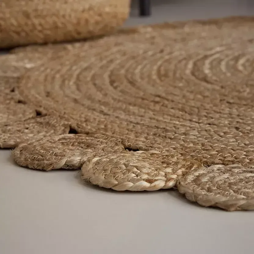 alfombra boho redonda 