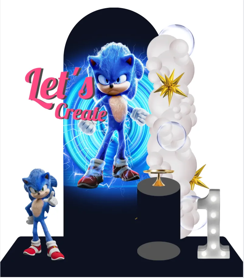 Decoración de Sonic