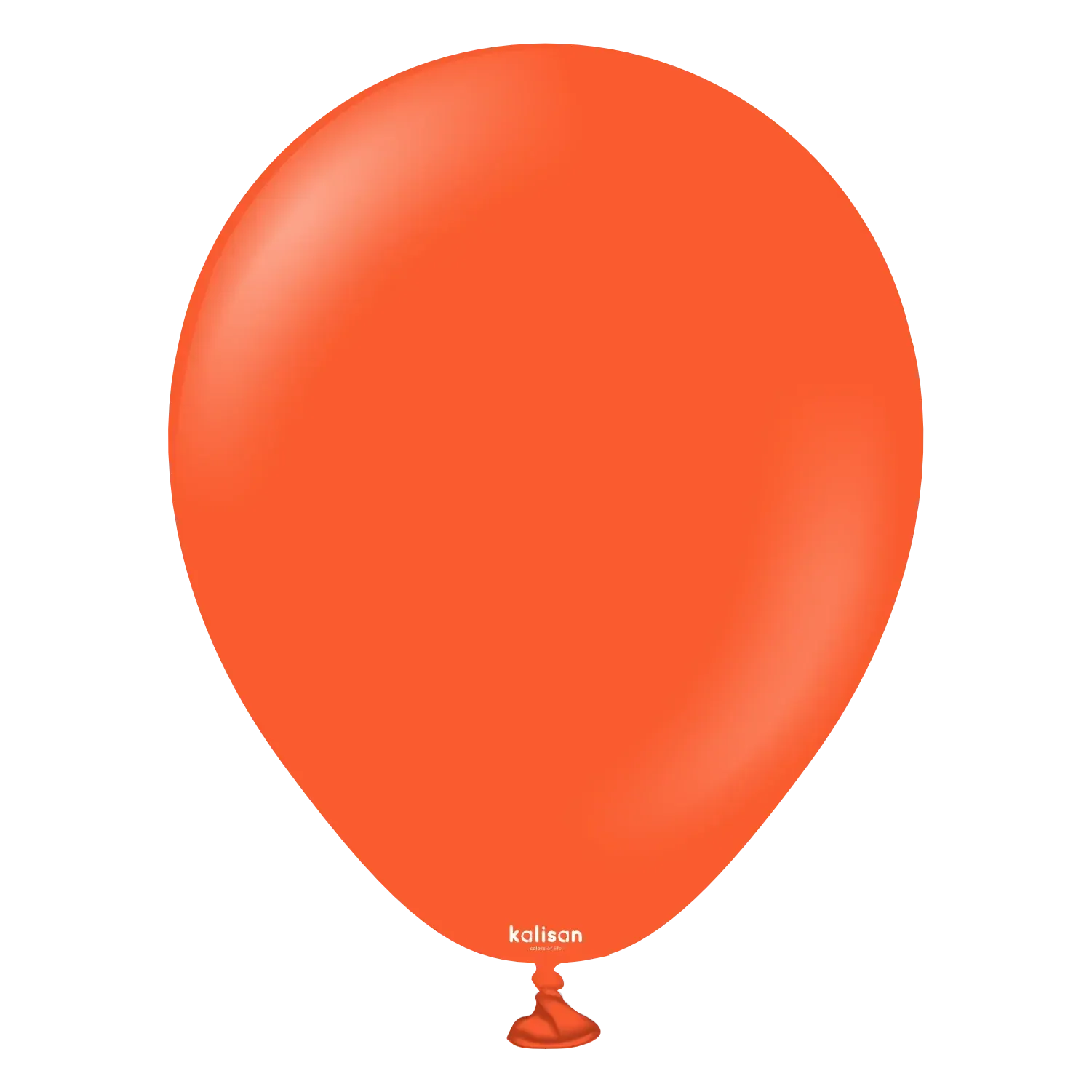 NEW ** Kalisan Latex Balloons Standard Flame Orange
