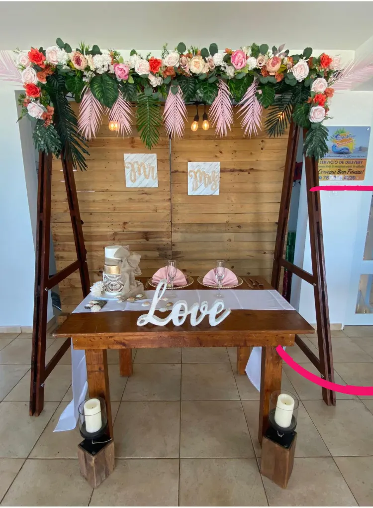 Frame para Mesas de Novios