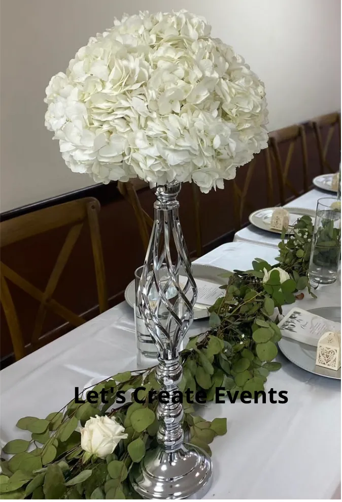 Centro de Mesa Plata