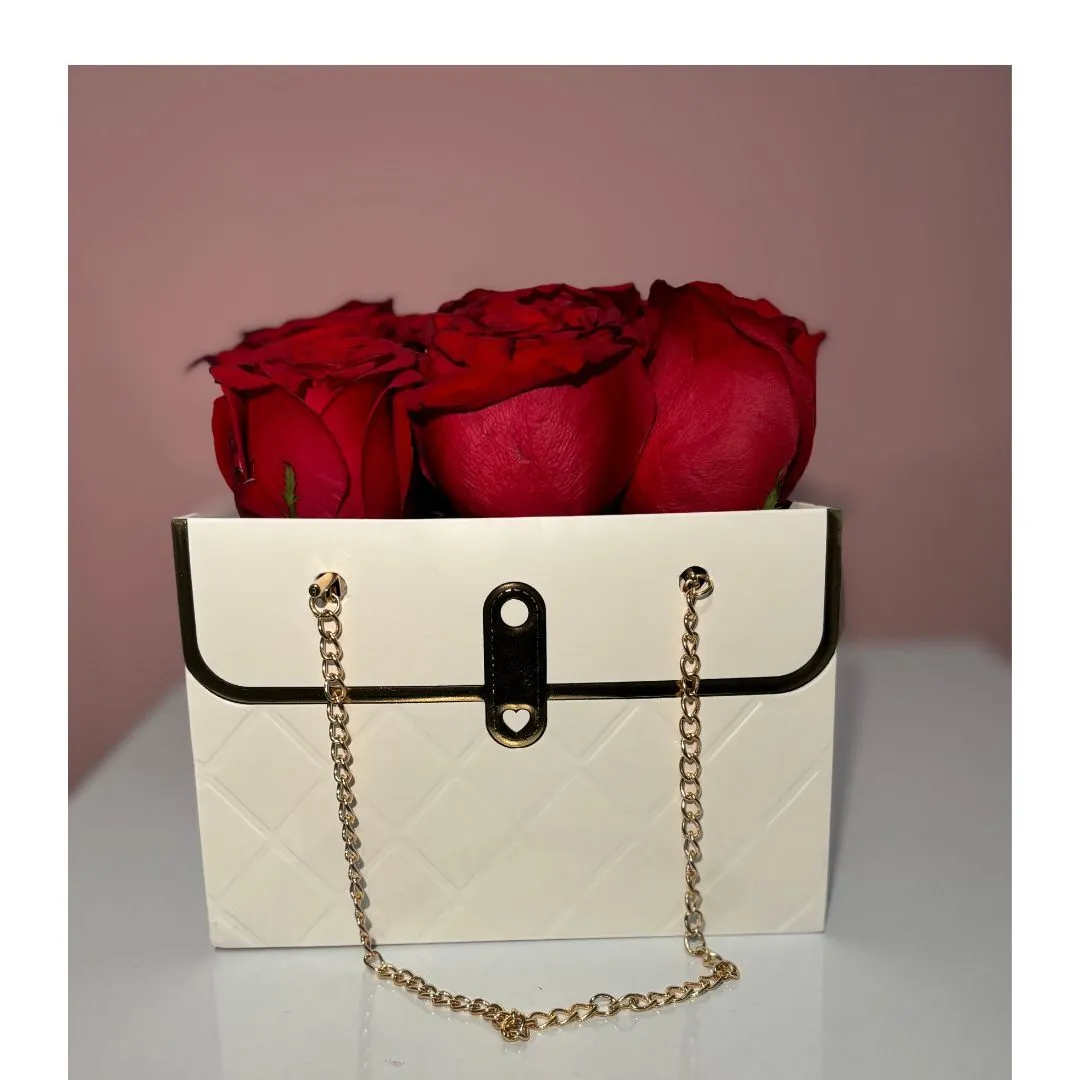 cartera de flores