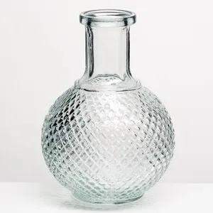 Textured Glass Perfume Vase