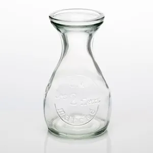 Glass Bud Vase Clear Teardrop